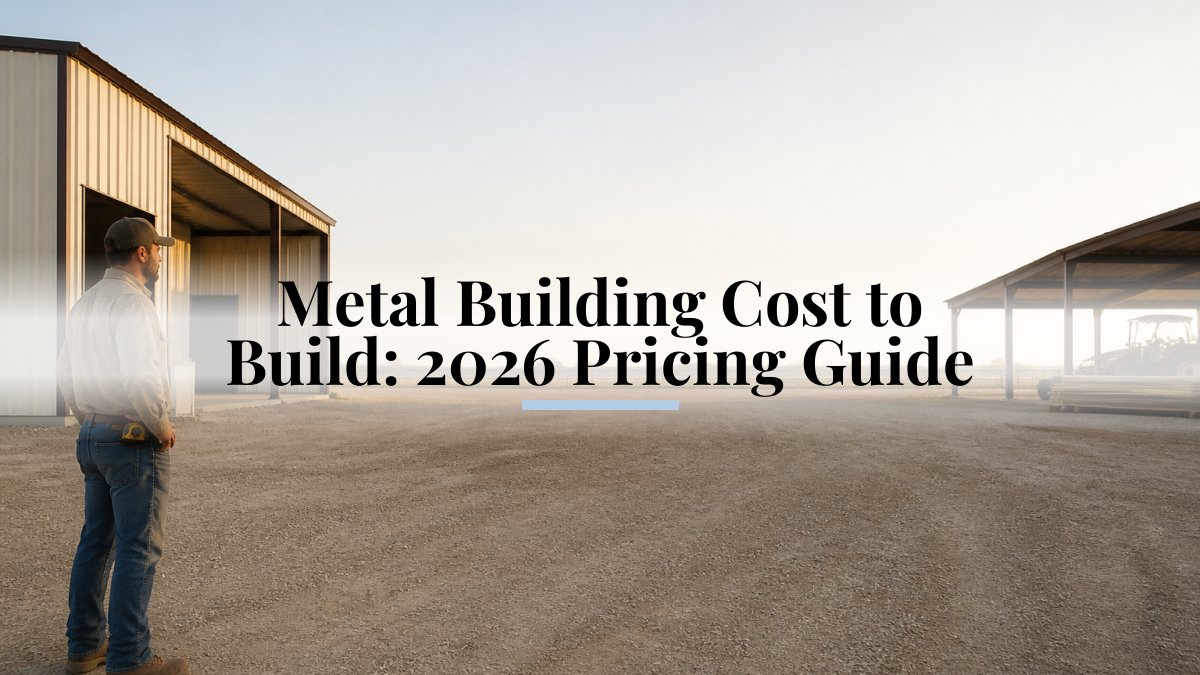Metal Building Cost to Build: 2026 Pricing Guide