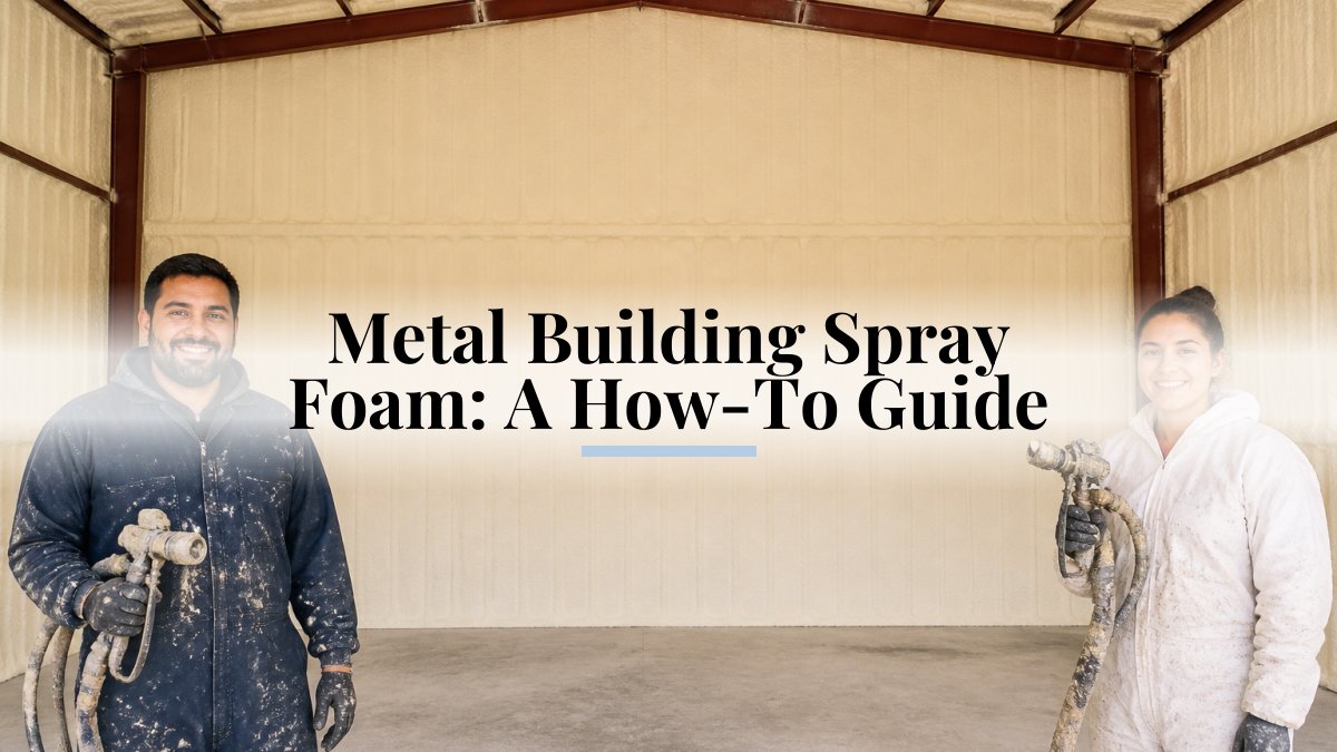 Metal Building Spray Foam: A How-To Guide