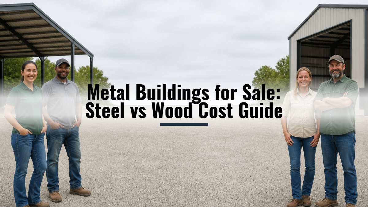 Metal Buildings for Sale: Steel vs Wood Cost Guide