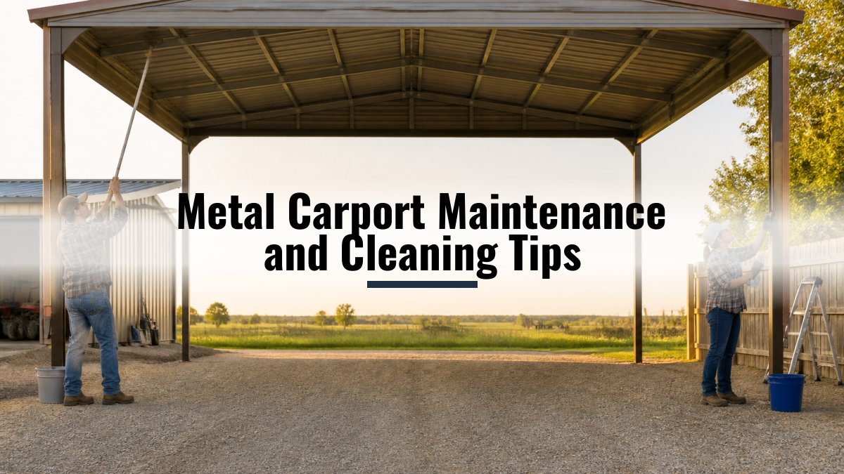 Metal Carport Maintenance and Cleaning Tips