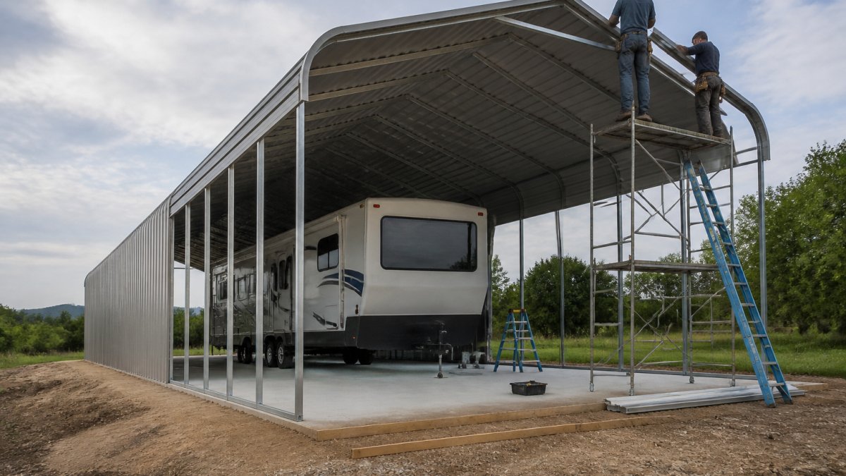 Metal RV Cover Installation Process: A Step-by-Step Guide