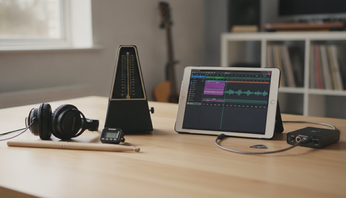 Metronome vs Backing Tracks for Improving Timing Accuracy