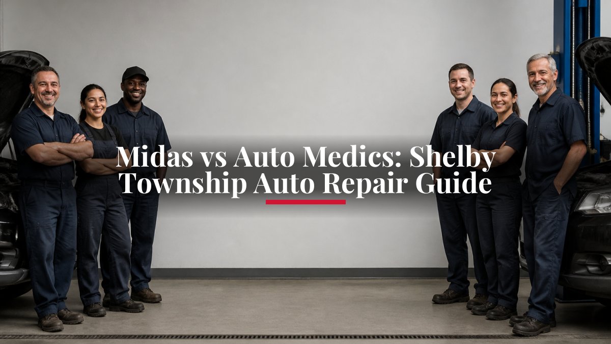 Midas vs Auto Medics: Shelby Township Auto Repair Guide