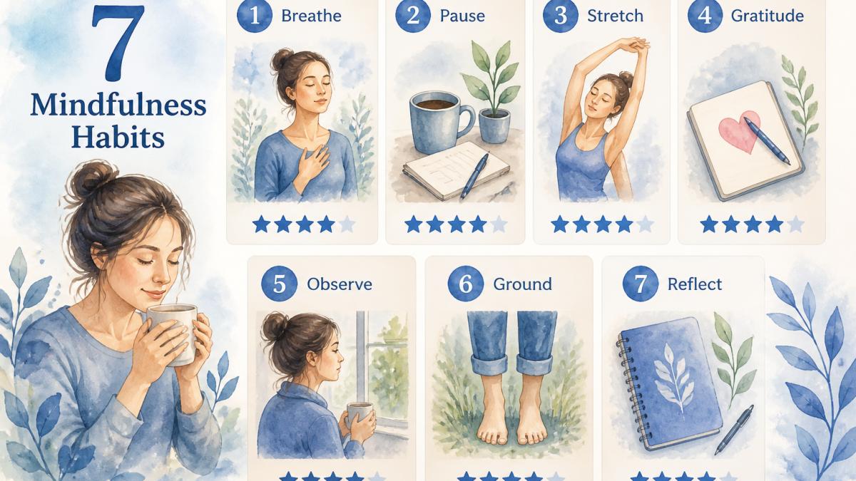 Mindfulness Habits for Busy Moms: 7 Quick Practices