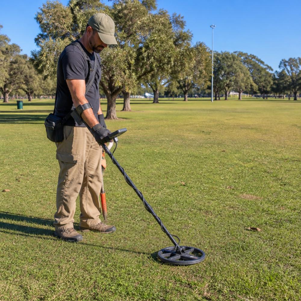 Professional illustration showing Detectorist, Minelab Manticore for metal detector comparison