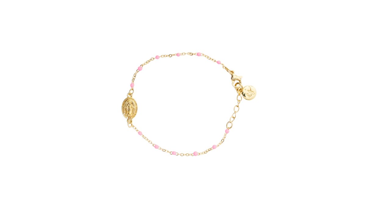 Miraculous Medal Baptism Bracelet - Gift Boxed