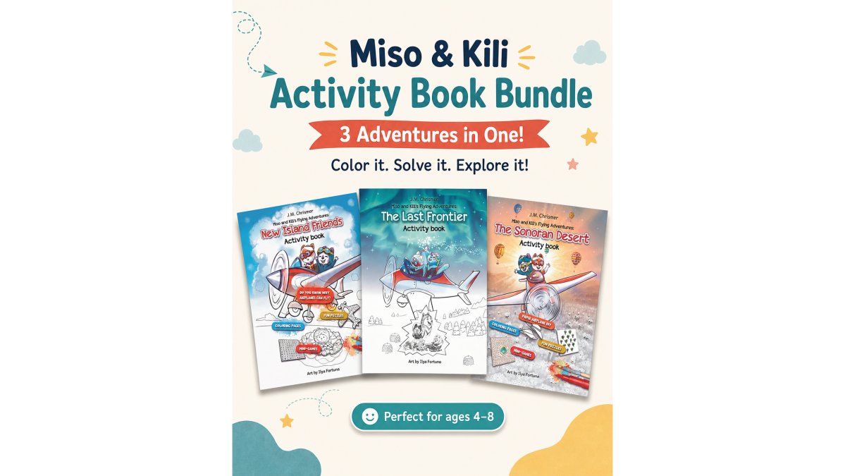 Miso & Kili Activity Book Bundle — 3 Adventures in One!