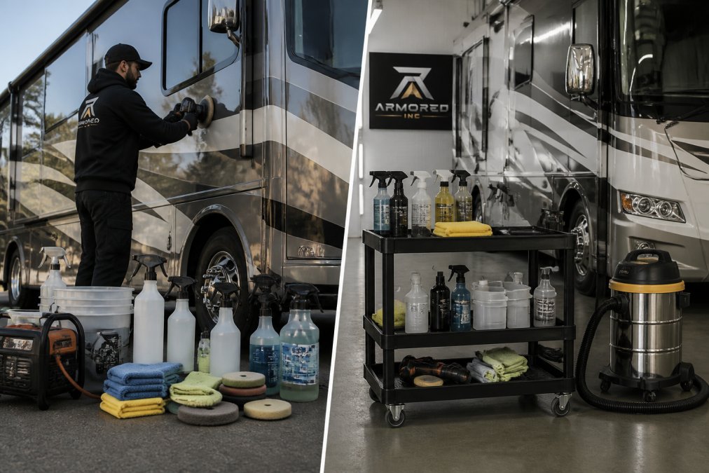 Mobile RV Detailing vs Shop-Based Services: Which Wins?