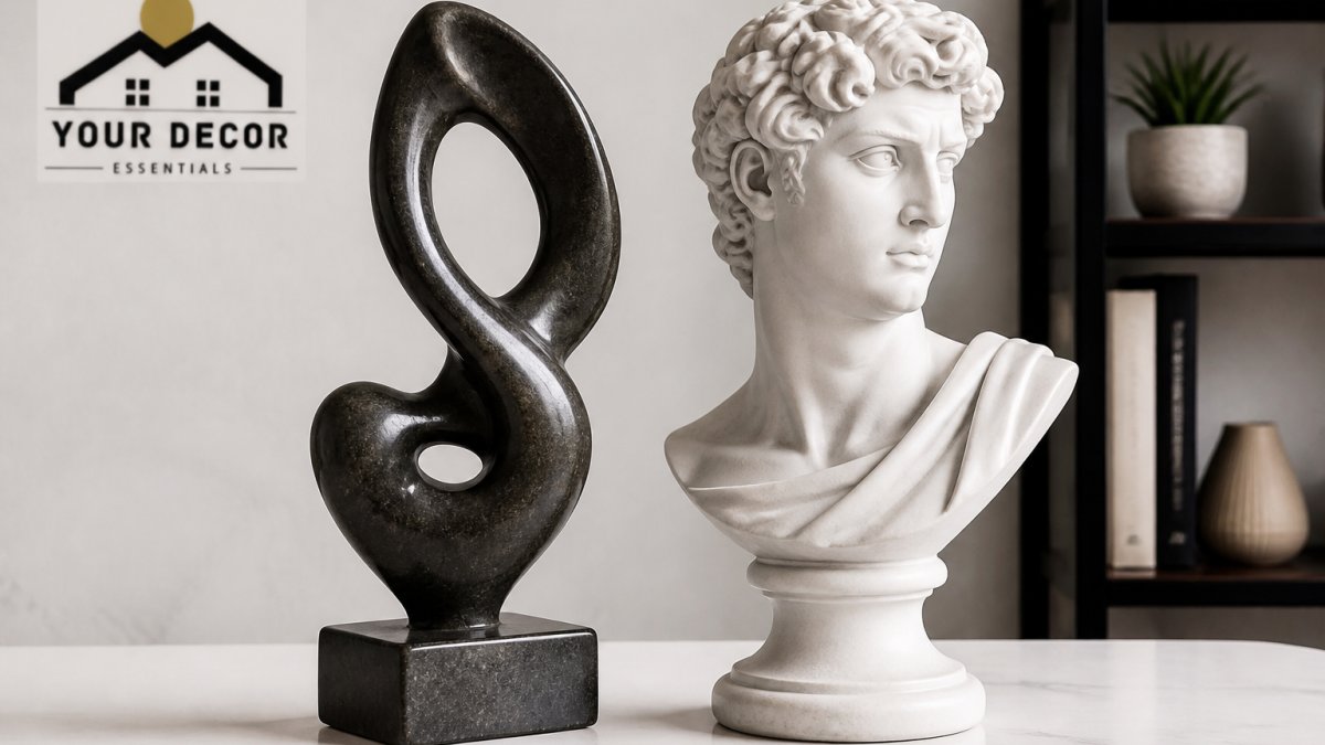 Modern Abstract Statues vs Traditional Busts