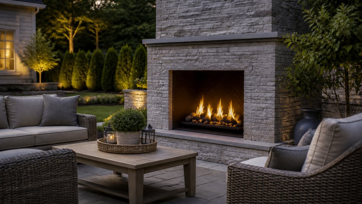 Modern Stone Fireplace Designs for Luxury Homes