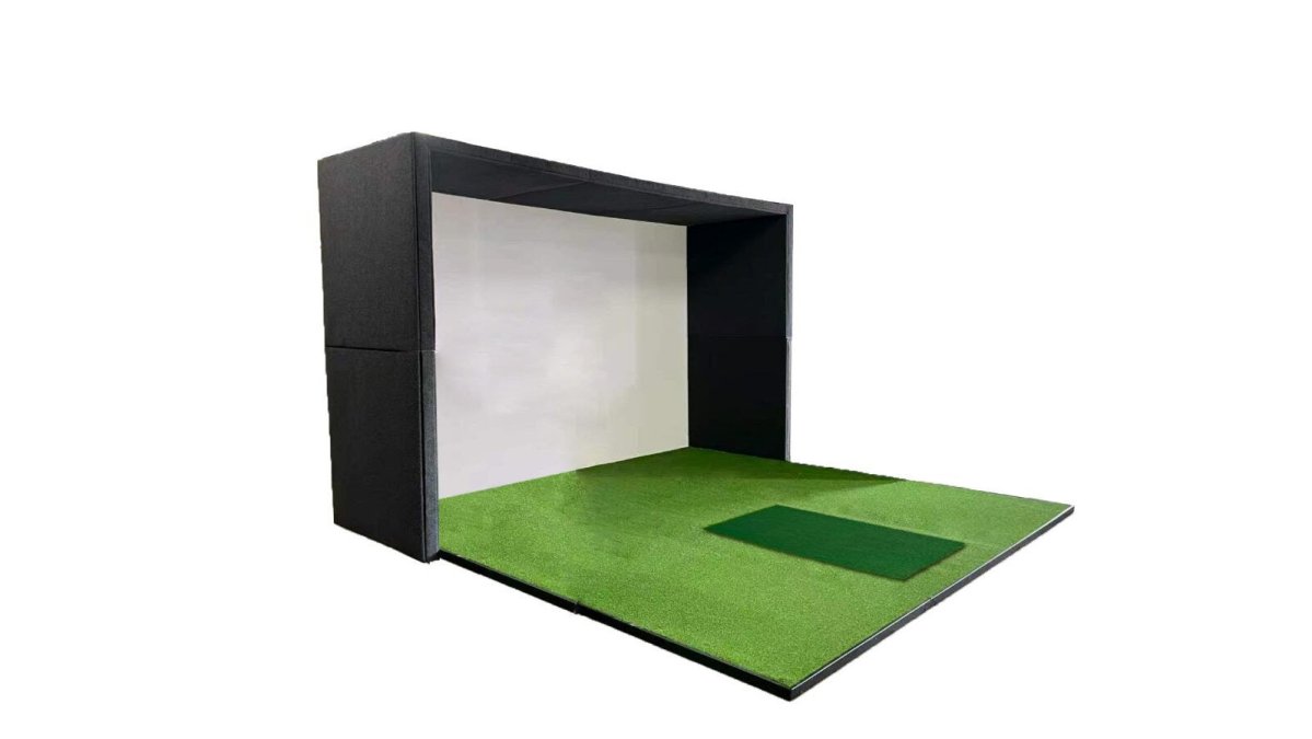 Modular Golf Simulator Bay Enclosure with Premium Panel Wall System