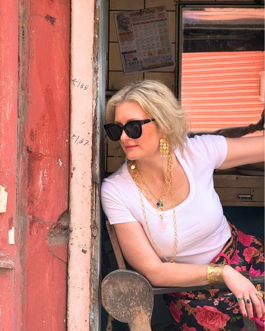 statement jewellery does the talking