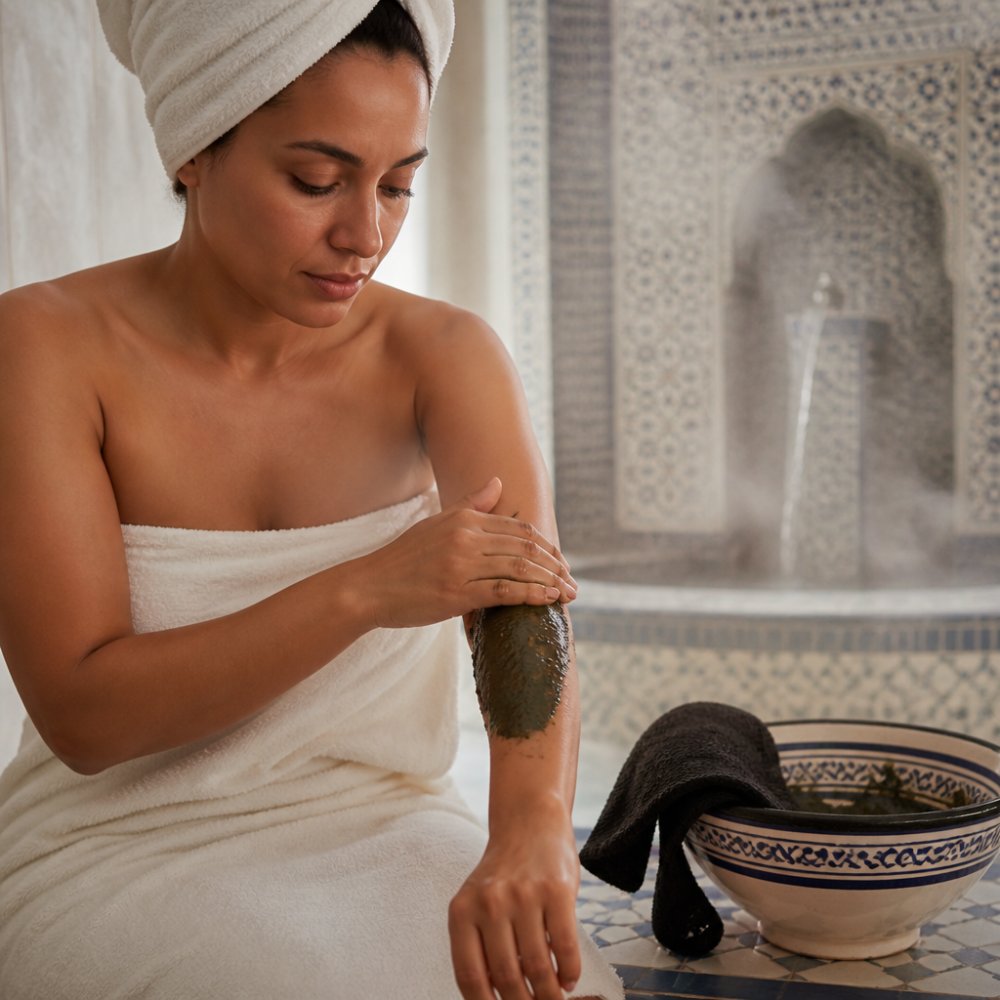 Step-by-step visual guide for Beldi for black soap