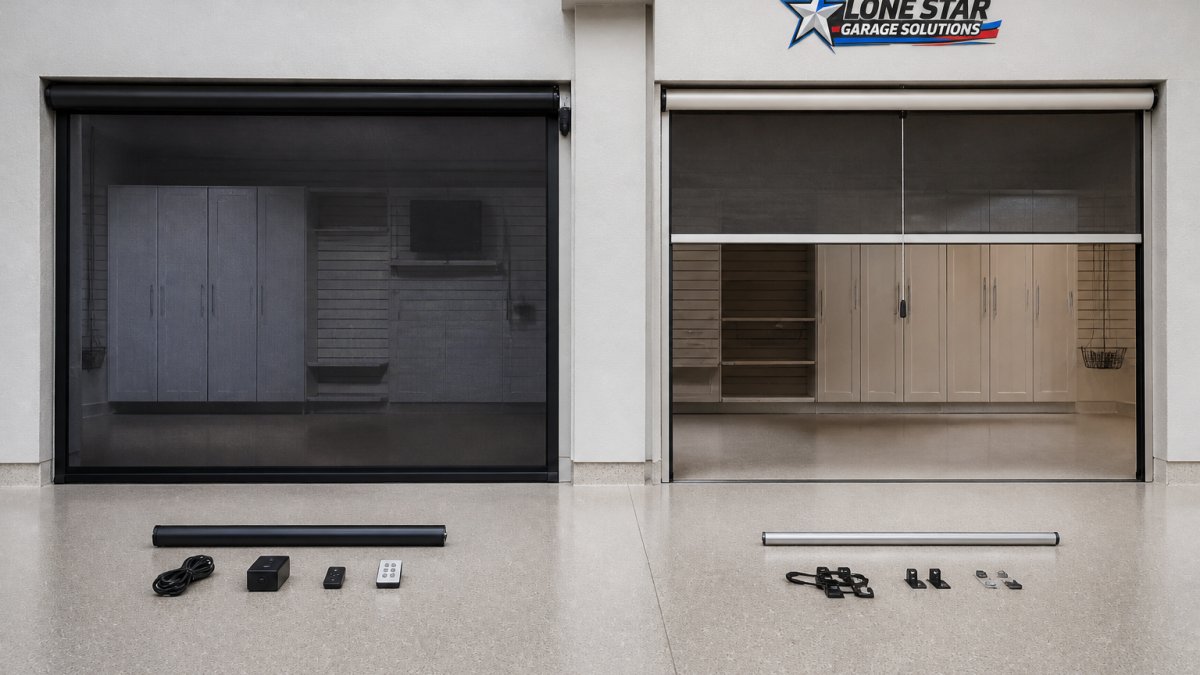 Motorized vs Manual Garage Screen Cost