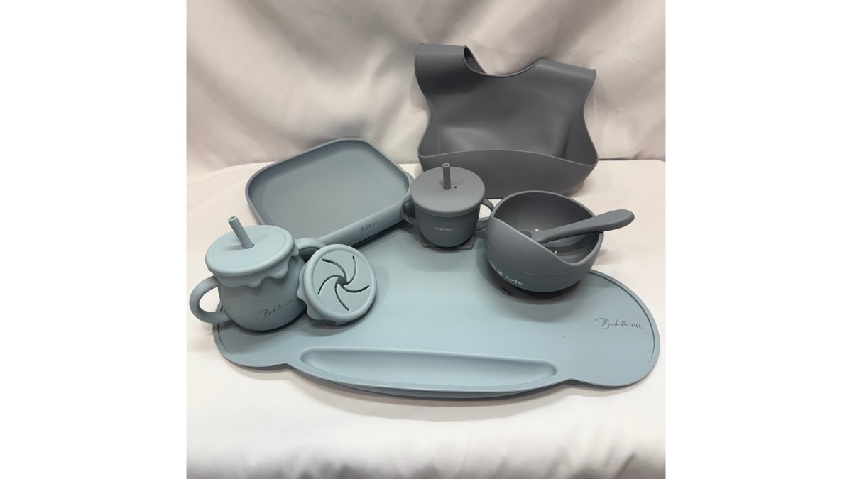 My First Solid Bundle – Baby Silicone Feeding Set for Starting Solids