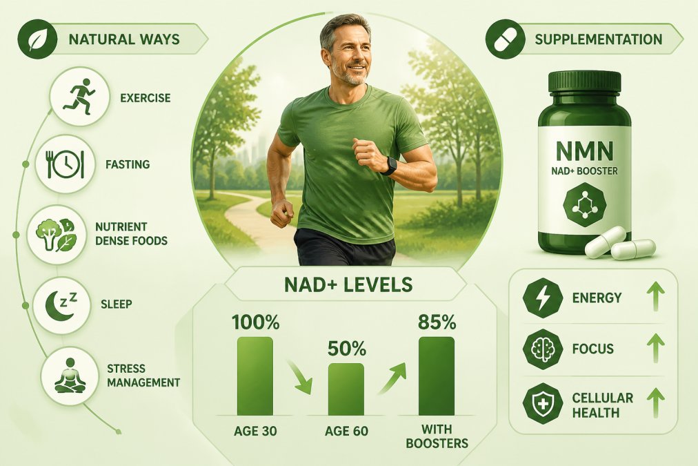 Active middle-aged person exercising outdoors in natural daylight, running or cycling with greenery in background, showing vitality and movement