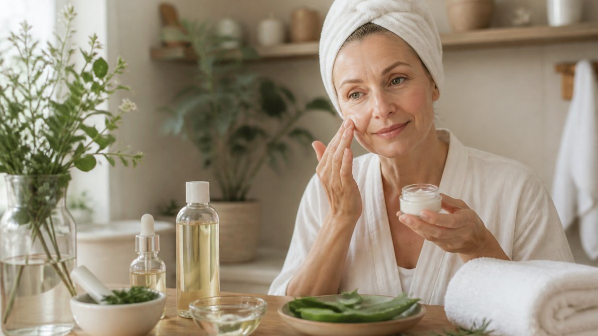 Natural Anti-Aging Routine for Sensitive Skin
