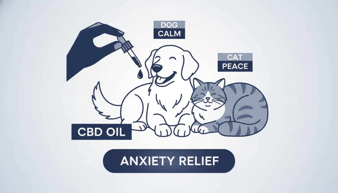 Anxious dog showing tucked tail and tense body posture while cowering in corner of room, with owner's hand extended gently offering comfort