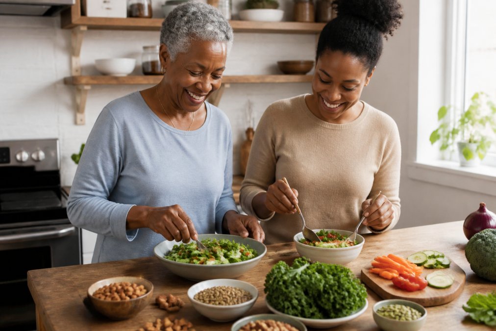 Fiber-rich foods and meal planning notes for natural support after stopping glp1 on a kitchen counter