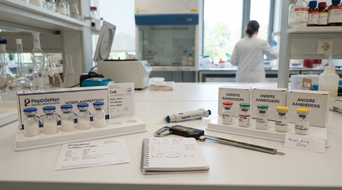 Nederlandpeptiden vs andere aanbieders: vergelijking 2026