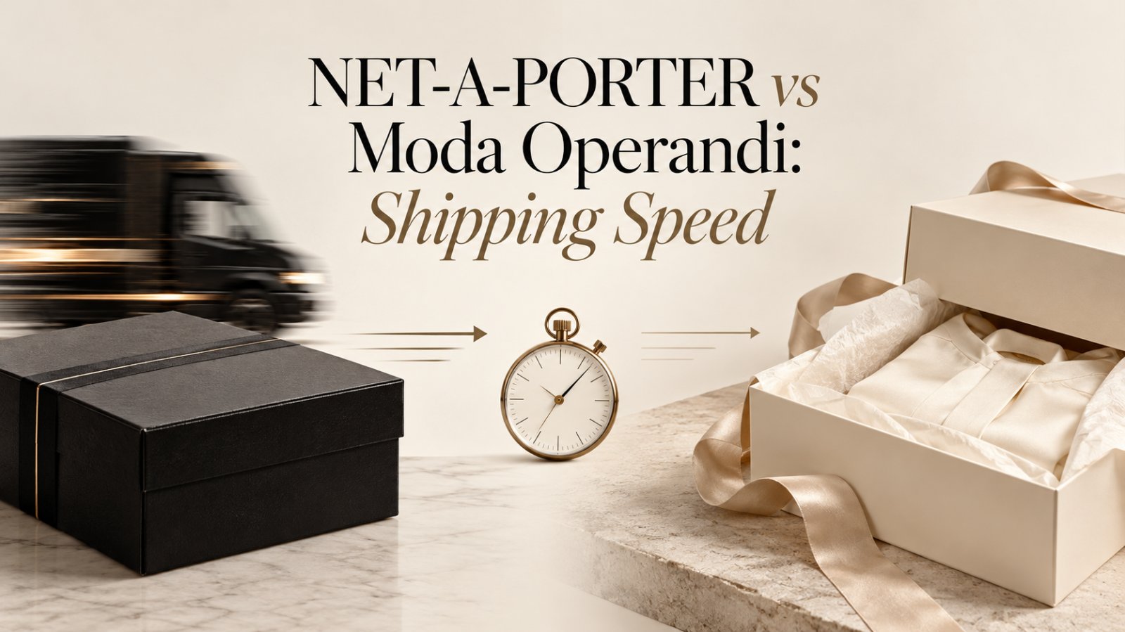 NET-A-PORTER vs. Moda Operandi: velocidade de envio