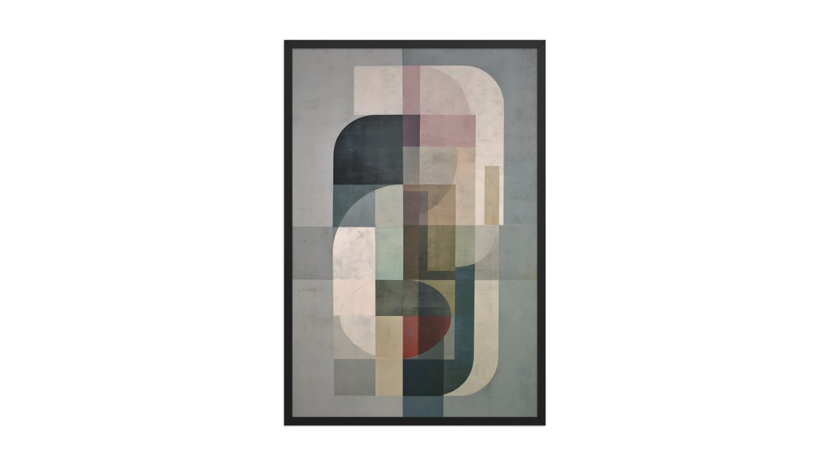 Neutral Shapes Minimalist Wall Art