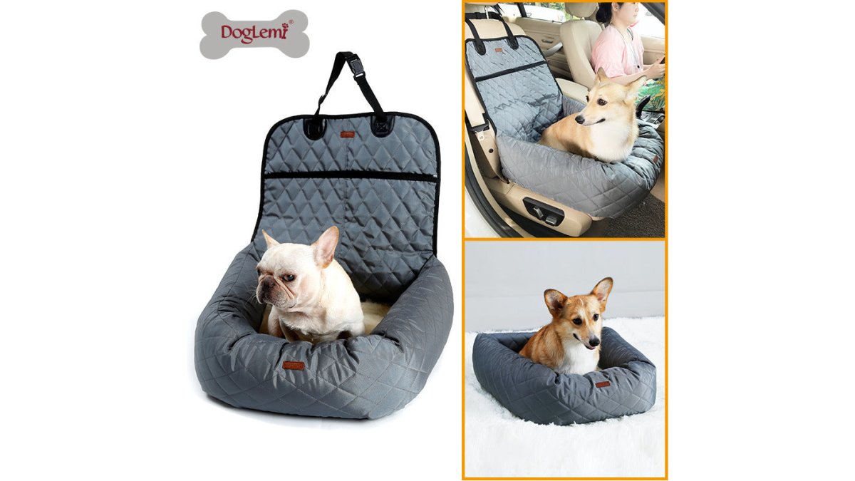New Multifunctional Pet Car Bed with Thick Cushion