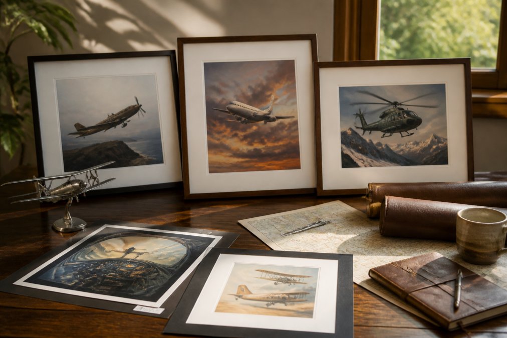 Niche Aviation Art for Pilot Gifts: 7 Unique Ideas