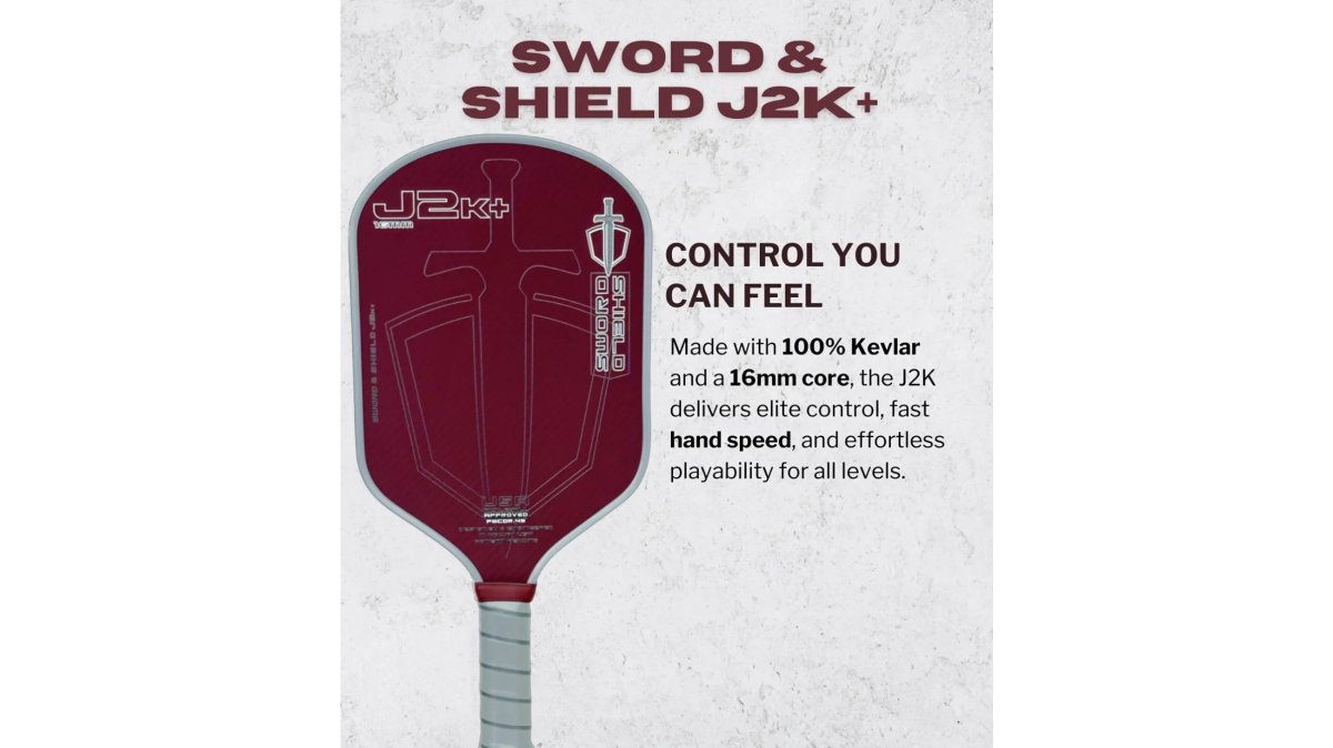 Niupipo SWORD&SHIELD J2K+ 16mm Aramid Fiber Pickleball Paddle
