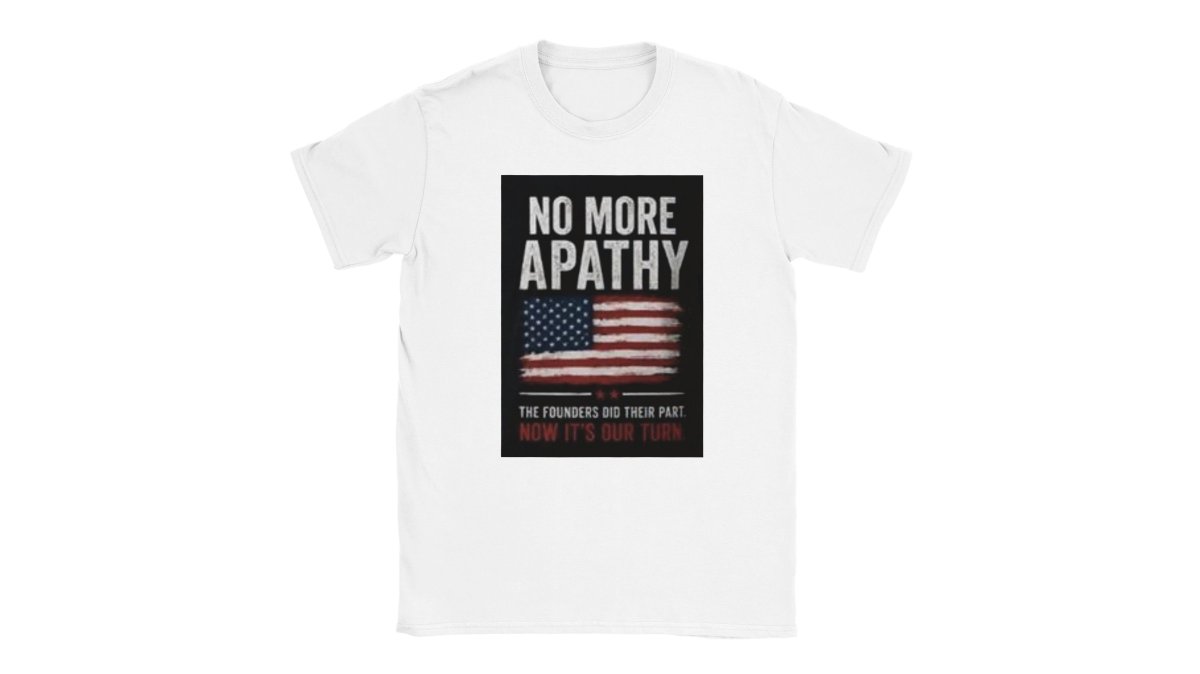 No more Apathy front - Freedom survives back