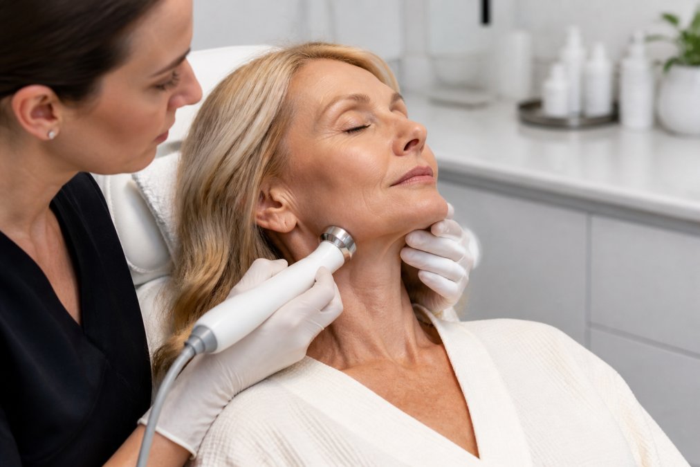Non-Surgical Jawline Tightening for Mature Skin
