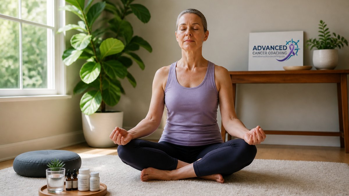 Person meditating in a sunlit room to practice non toxic healing modalities for resilience