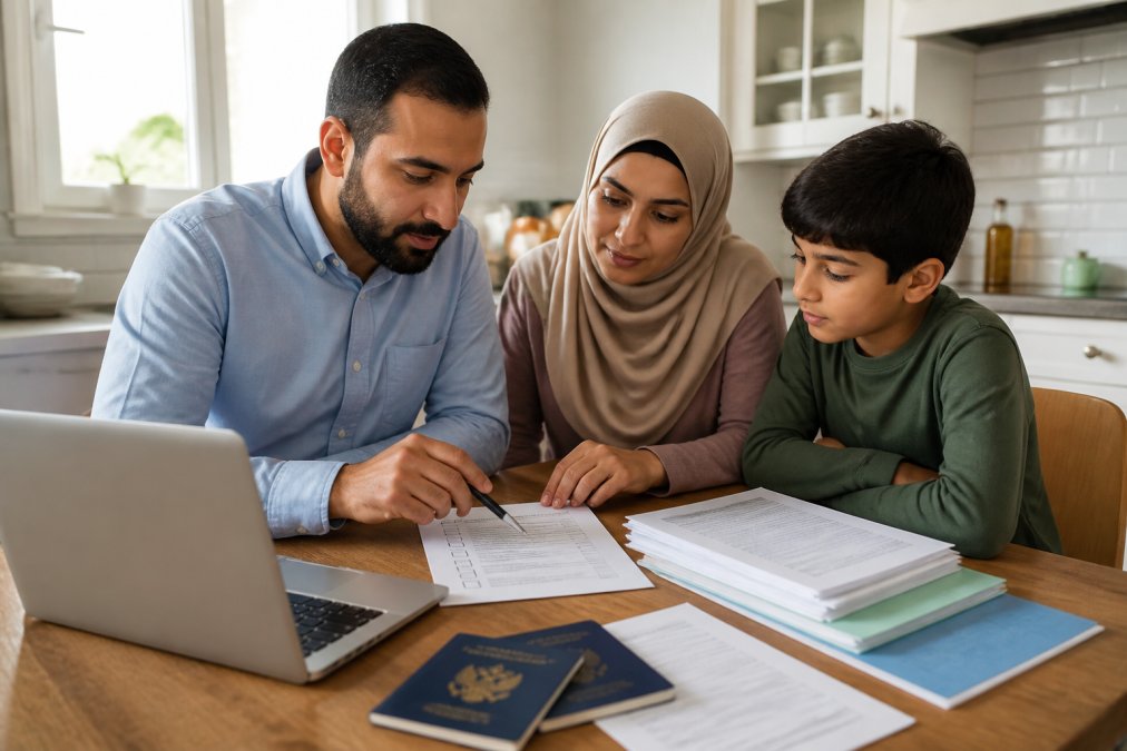Infographie illustrant les étapes de préparation des documents pour votre assistance inscription hajj