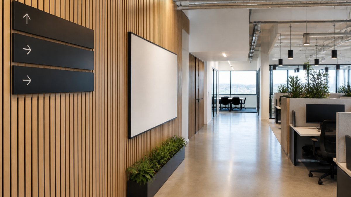 Office Interior Signage: Impact on Brand & Business