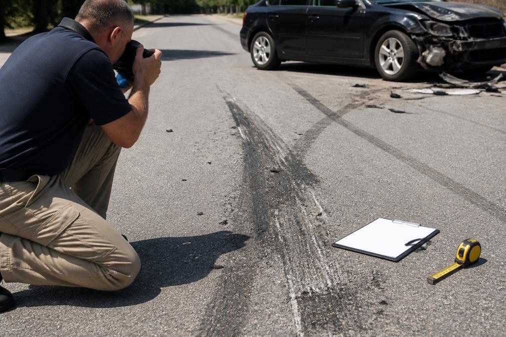 Software tools interface for Professional for official crash report vs private investigator report