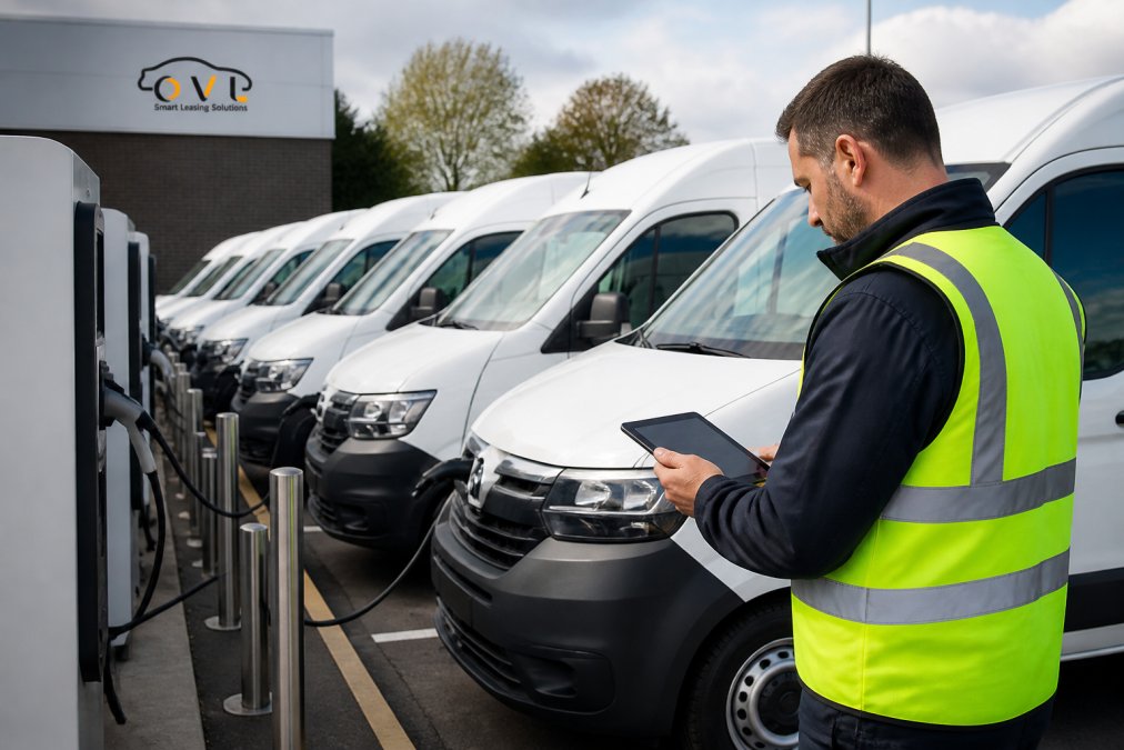 Professional illustration showing optimize fleet performance