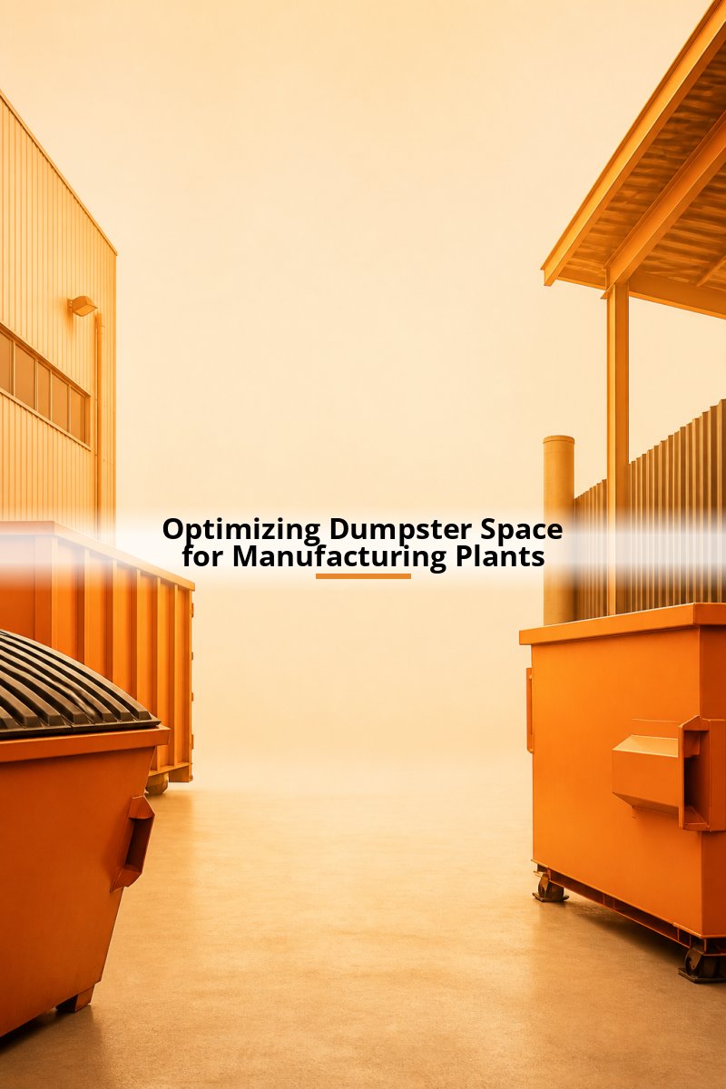 Optimizing Dumpster Space for Manufacturing Plants