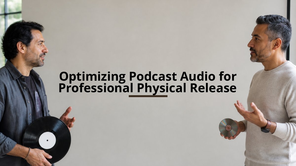 Optimizing Podcast Audio for Professional Physical Release