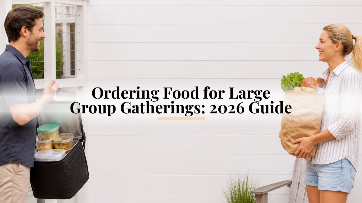 Ordering Food for Large Group Gatherings: 2026 Guide