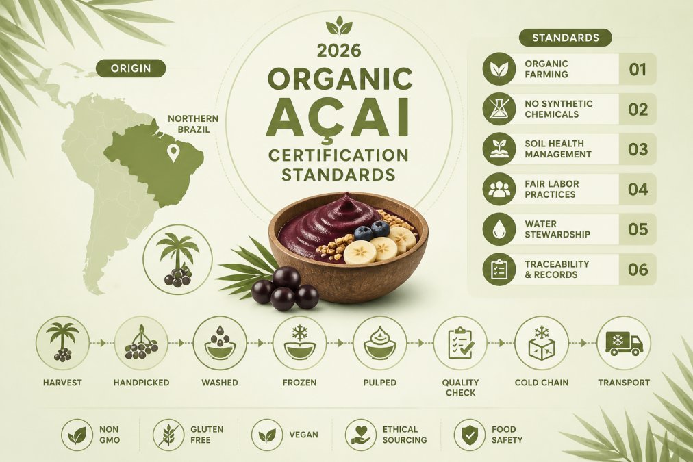 Organic Açai Certification Standards 2026