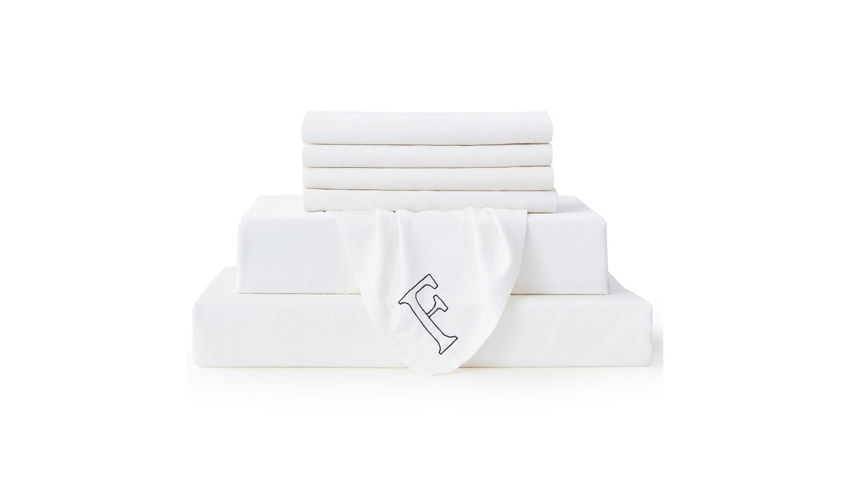 Organic Bamboo Cooling Sheet Set – F-FULL - White