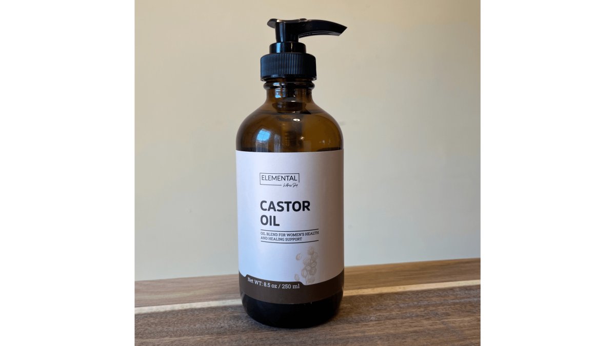 Organic Hexane-Free Castor Oil – Cold-Pressed & Therapeutic Grade (For Castor Oil Packs, Hair, Lashes, and Skin)