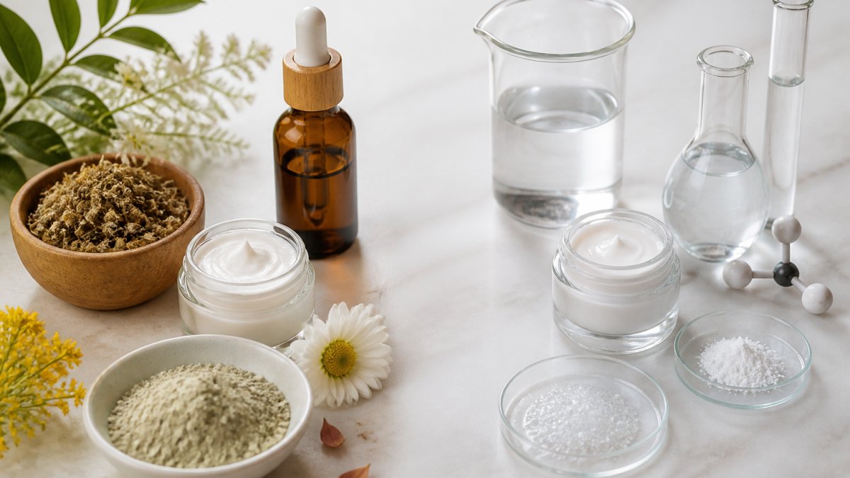 Organic vs Synthetic Skincare Ingredients Explained