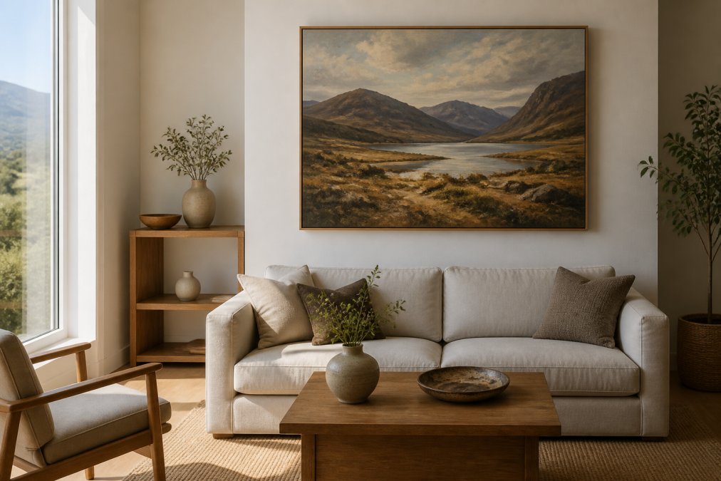 Professional illustration showing Modern, Scottish for original scottish art