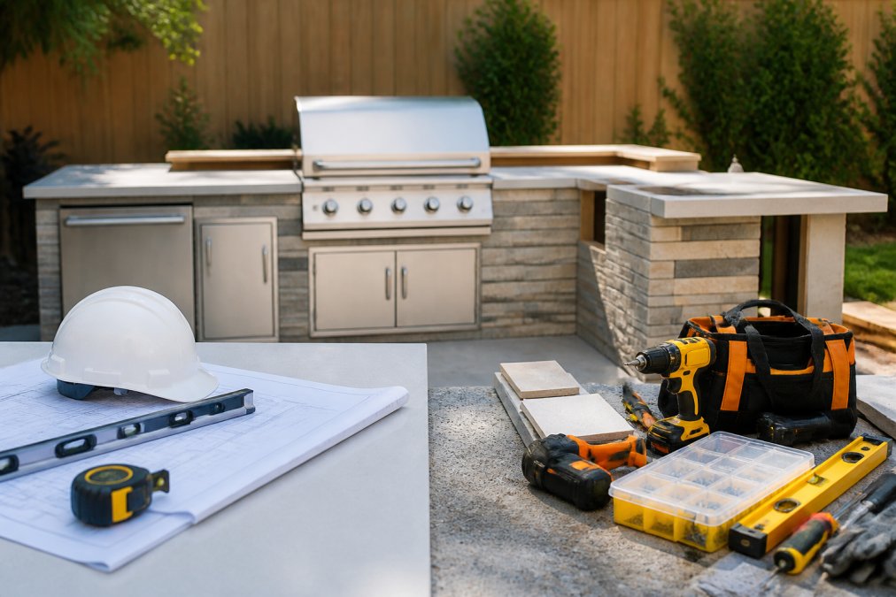 Outdoor Kitchen: Contractor vs DIY Installation