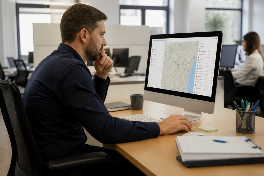 Professional illustration showing Operations for outsource fleet management for care providers