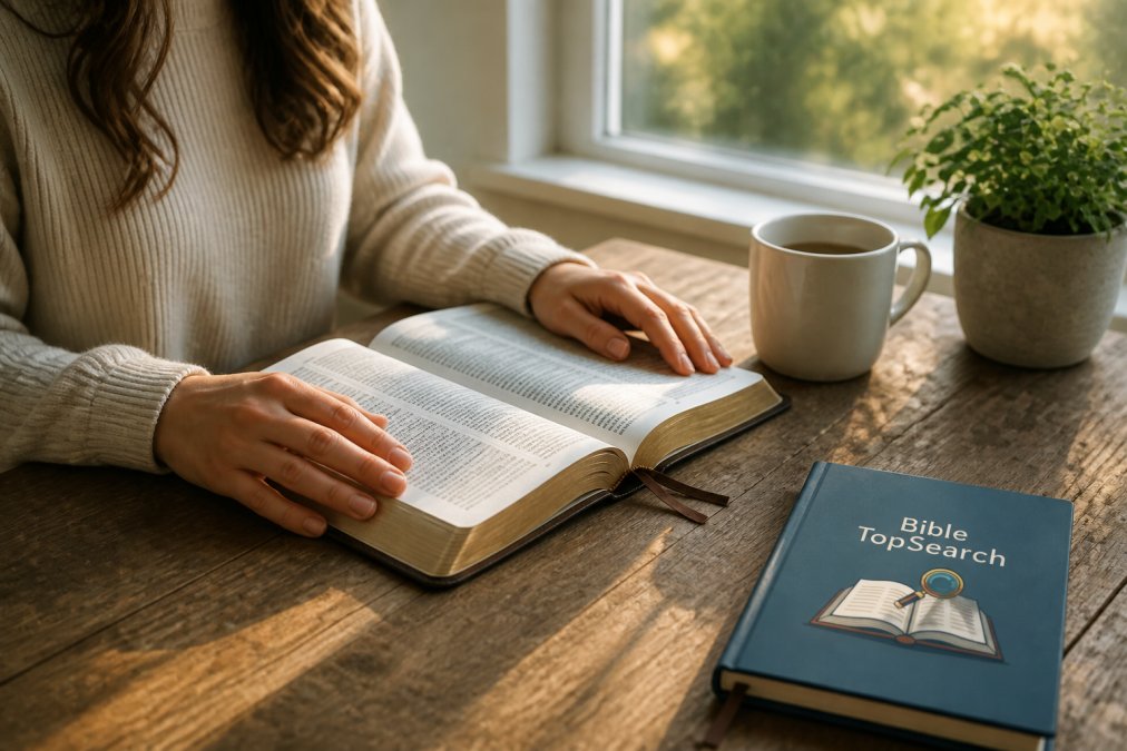 Process diagram showing steps for Person, Bible for overcoming doubt in christian faith