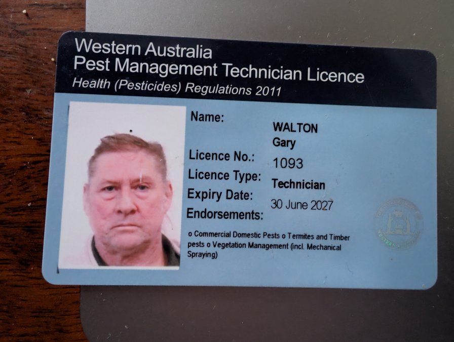 Pest Control License 1093