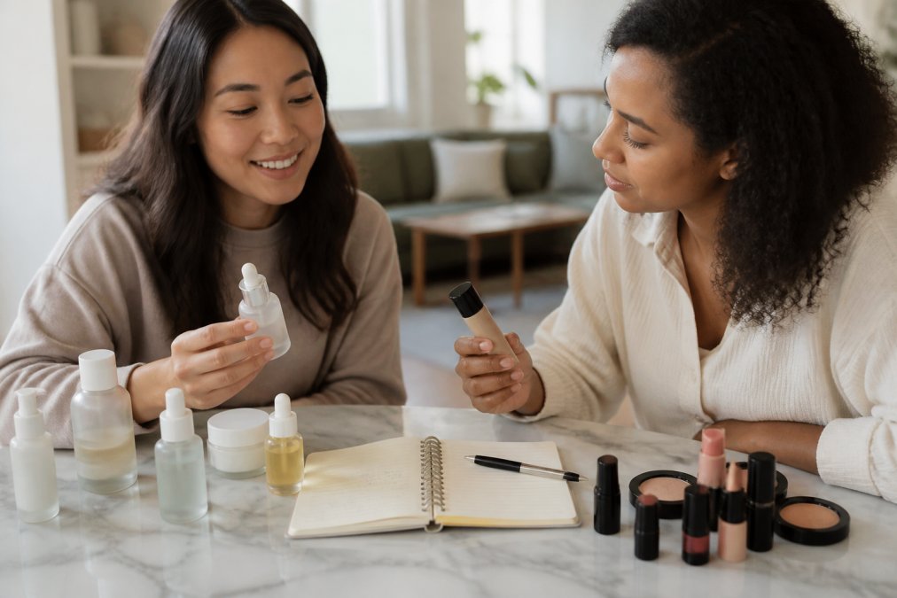 Comparison chart of Pacifica and Elf products to determine the best clean beauty brand for your routine.