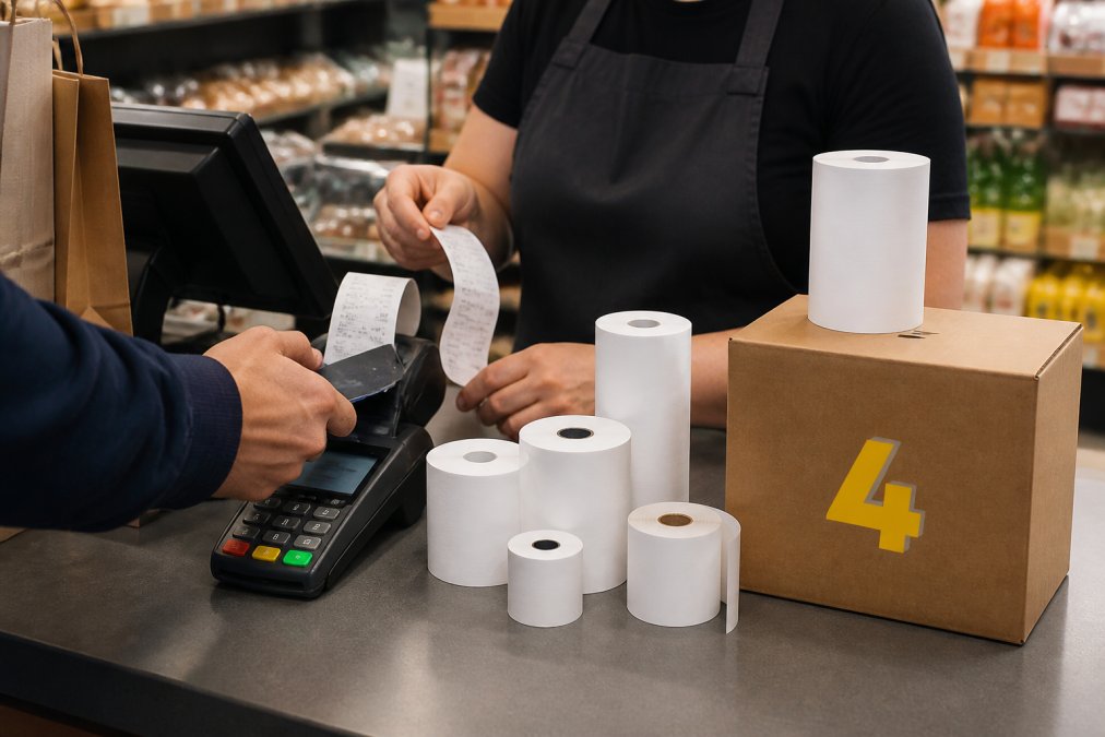 Professional illustration showing paper2paper alternatives retail